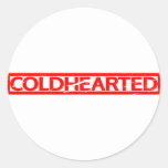 Coldhearted Stamp Classic Round Sticker