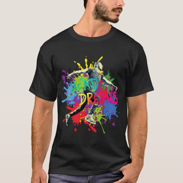 Coldplay Splash Colorful T-Shirt (Front)