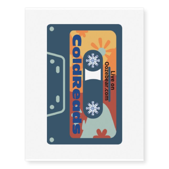 ColdReads Temporary Tattoos (Front)