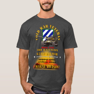 ColdVet 3rd Bn 63rd Armor 3rd Inf Div Augsberg FRG T-Shirt