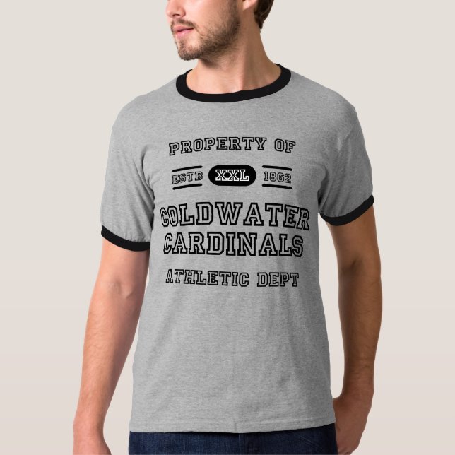 Coldwater Cardinals T-Shirt (Front)