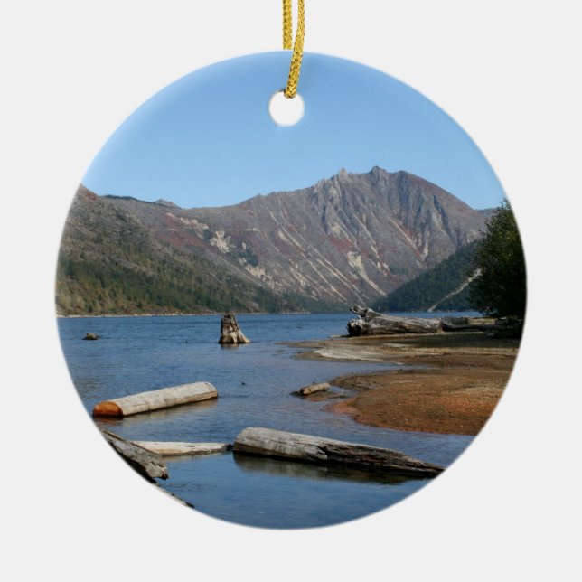 Coldwater Lake Ceramic Ornament (Front)