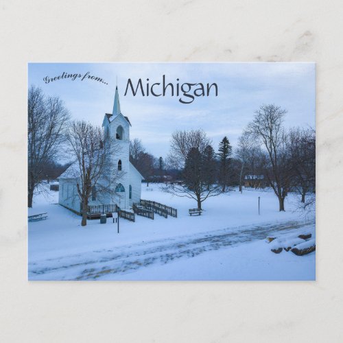 Coldwater Road Chapel Flint Michigan Postcard