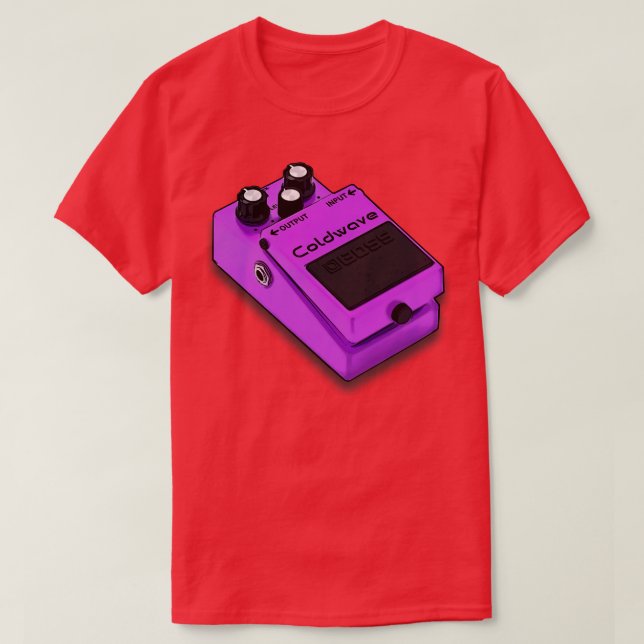 Coldwave Original Guitar FX Pedal T-Shirt (Design Front)