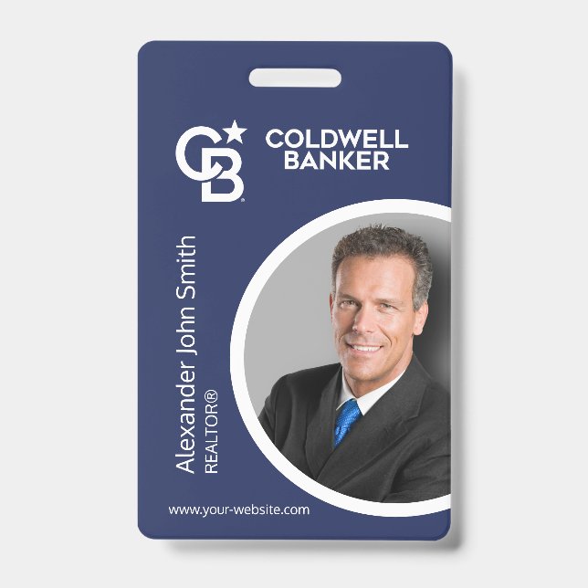 Coldwell Banker ID Card Blue Badge (Front)