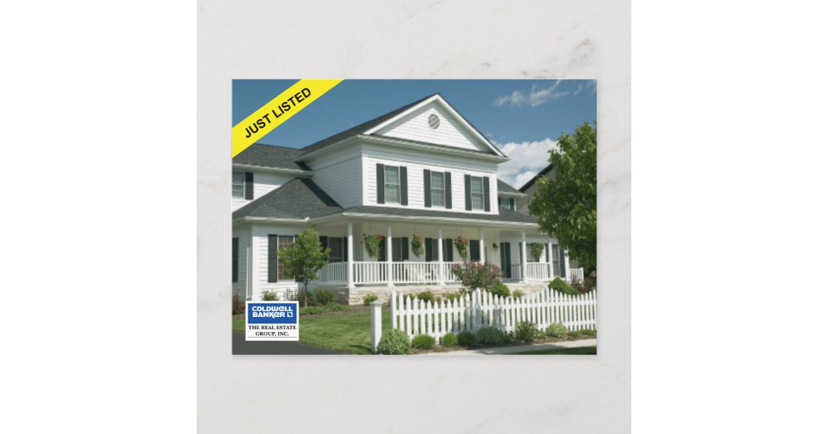 Coldwell Banker Postcard JUST LISTED Postcard Zazzle