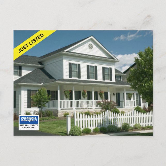 Coldwell Banker Postcard: JUST LISTED Postcard (Front)