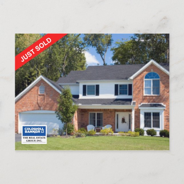 Coldwell Banker Postcard: JUST SOLD Postcard (Front)