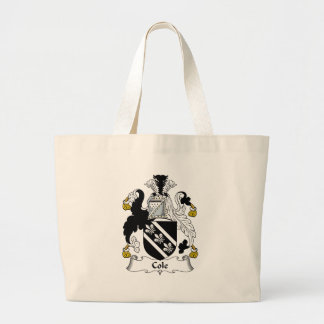 Cole Family Crest Large Tote Bag