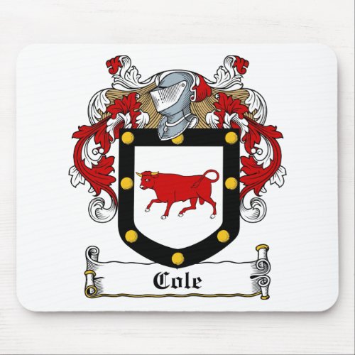 Cole_Irish_Crest Mouse Pad