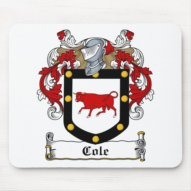 Cole-Irish-Crest Mouse Pad (Front)