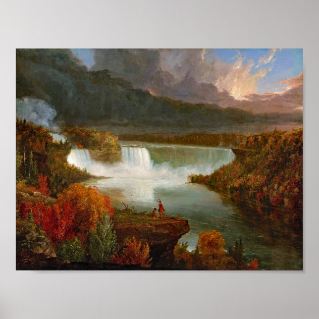 Cole Niagara Falls Painting Poster (Front)