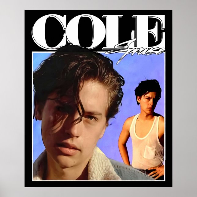 Cole Sprouse 90_sVintage Poster (Front)