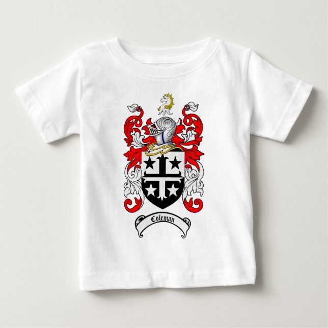 COLEMAN FAMILY CREST -  COLEMAN COAT OF ARMS BABY T-Shirt (Front)