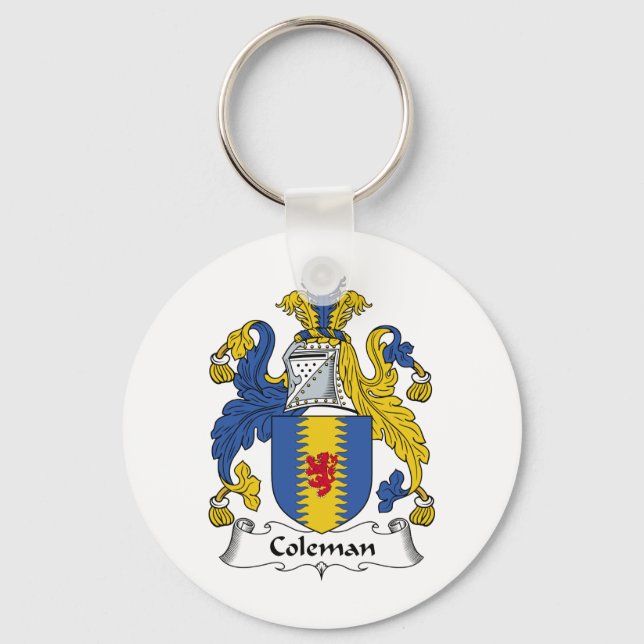 Coleman Family Crest Keychain (Front)