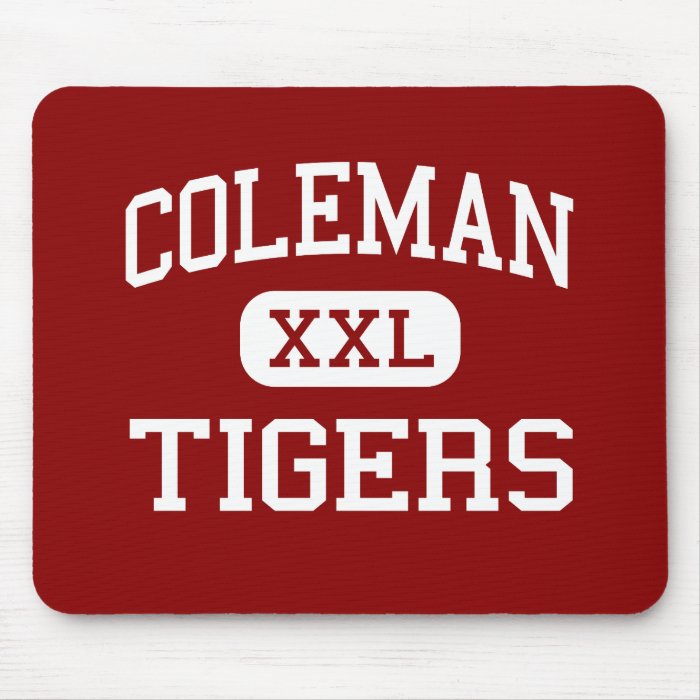 Coleman   Tigers   Junior   Greenville Mississippi Mouse Mat