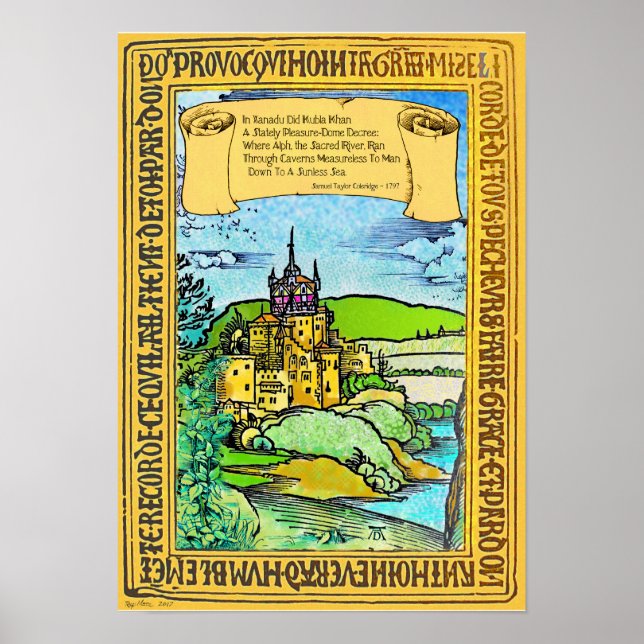Coleridge and Dürer in Xanadu Poster (Front)