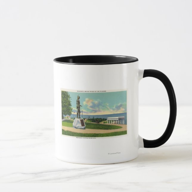 Coles Hill View of the Massasoit Statue Mug (Right)