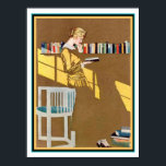 Coles Phillips Art Deco " Fade Away Girl " 12 x 16 Poster<br><div class="desc">Another "Fade Away Girl" Art Deco Print . Also available in 16 x20</div>