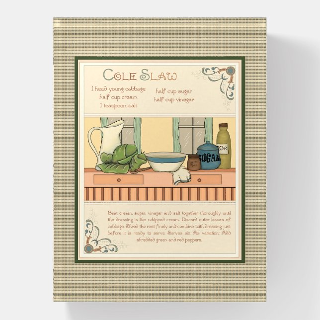 Coleslaw Paperweight (Vertical)