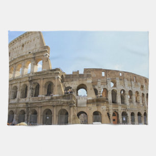 Colesseum Postcard Kitchen Towel