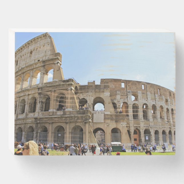 Colesseum Wooden Box Sign (Front Horizontal)