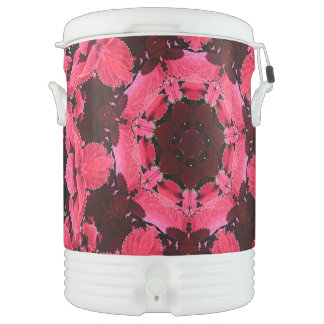 Coleus Closeup Kaleidoscope Beverage Cooler