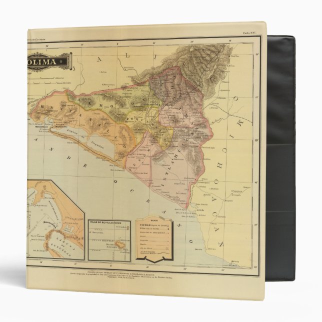 Colima 3 Ring Binder (Front/Inside)
