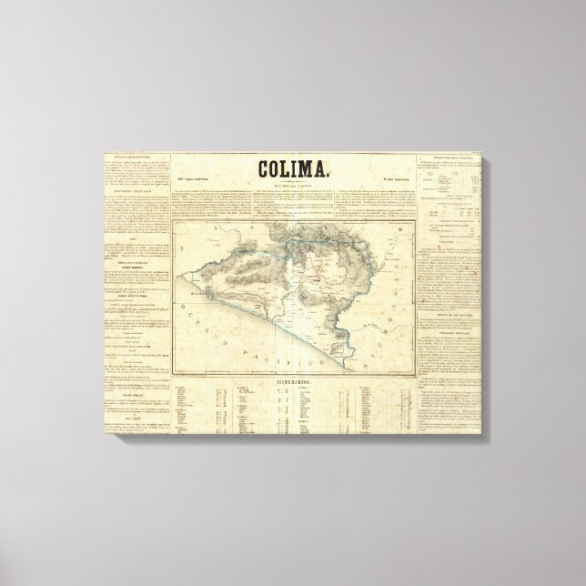 Colima, Mexico Canvas Print (Front)