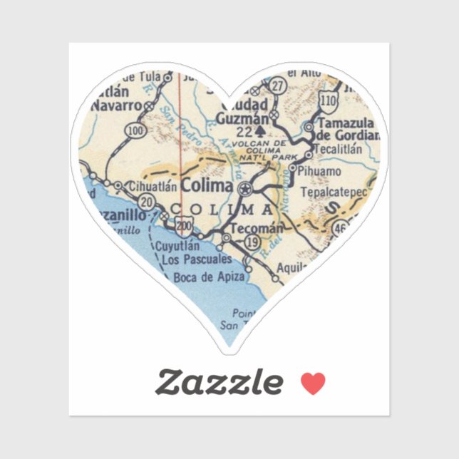 Colima Mexico Sticker (Sheet)