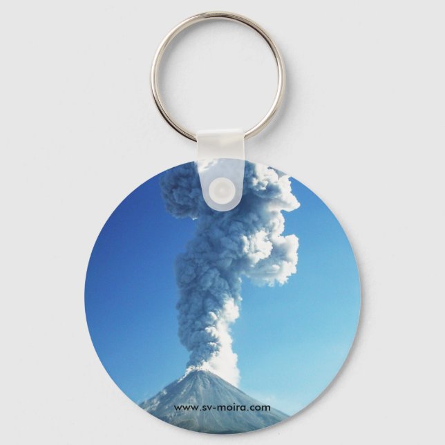 Colima Volcano, Jalisco, Mexico Keychain (Front)