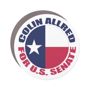 Colin Allred for U.S. Senate 2024 Election Car Magnet