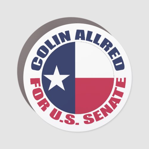 Colin Allred for US Senate 2024 Election Car Magnet