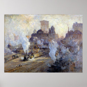Colin Campbell Cooper Grand Central Station Poster
