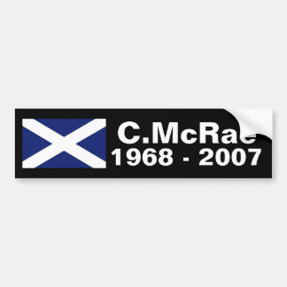 Colin McRae memorial sticker