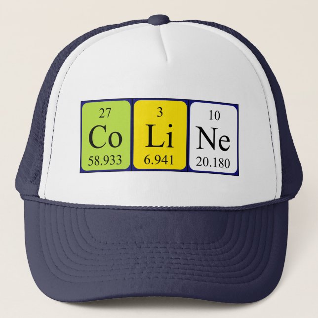 Coline periodic table name hat (Front)