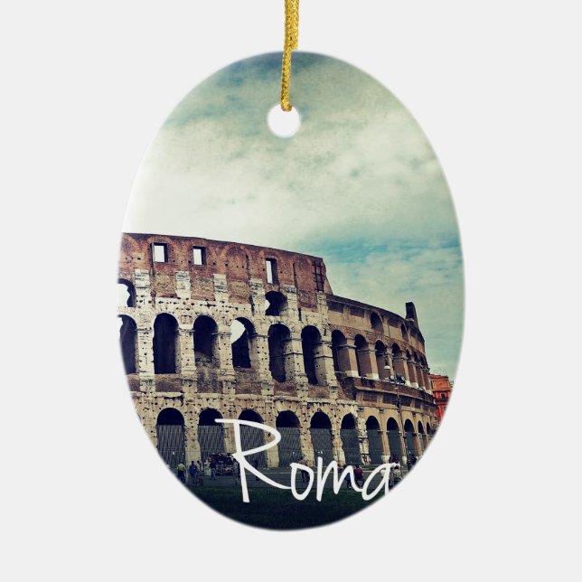 Coliseum Ceramic Ornament (Front)