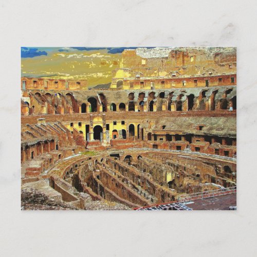 Coliseum Colosseum Rome Italy 3 Postcard