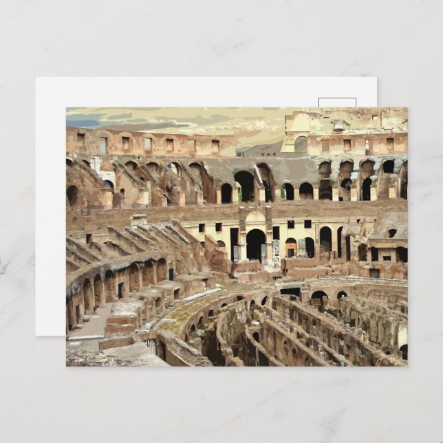 Coliseum Colosseum Rome Italy #4 Postcard (Front/Back)