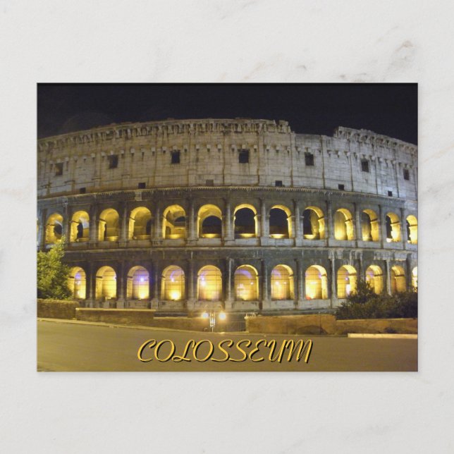Coliseum of Rome Postcard (Front)