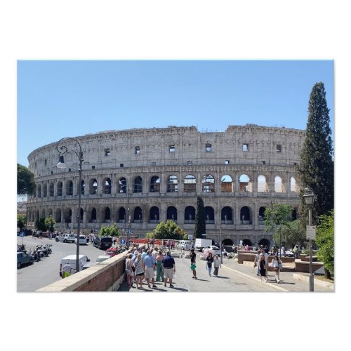 Colisseum in Rome Italy Photo Print