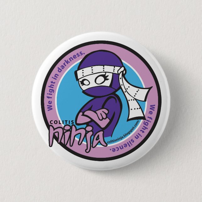 Colitis Ninja Pin (Front)