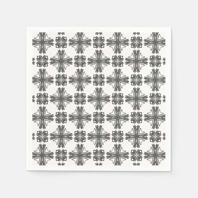 Coll retro designs napkins (Front)