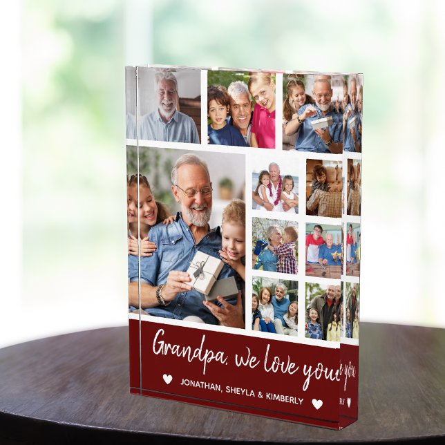 Collage 10 Photos Grandpa We Love You (Creator Uploaded)