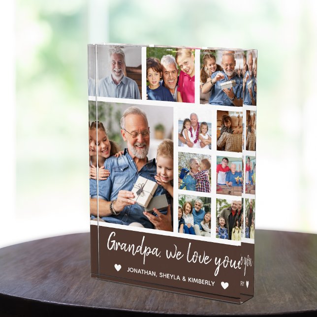 Collage 10 Photos Grandpa We Love You (Creator Uploaded)