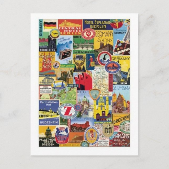 Collage Allemagne Postcard (Front)
