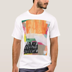 Collage art, modern colorful abstract. T-Shirt