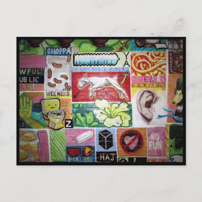 collage art postcard (Front)