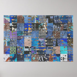 Collage Art Wall Poster