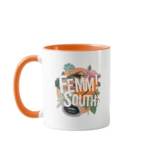 Collage Color-blocked Mug